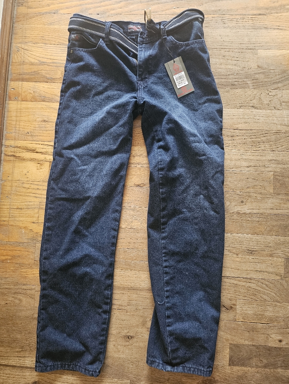 Boy's Dark Blue Swiss Cross - Classic Straight Fit